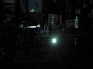 Hard to look at or near the light and doesn't light up the surrounds nearly as well.