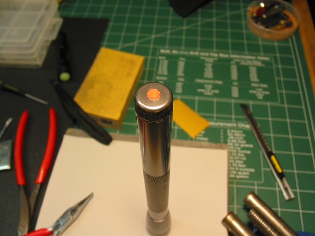MiniMag 3-AA LED Custom Tail-Switch
