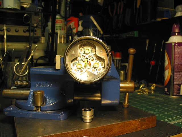 Cree Q5 Stars Mounted